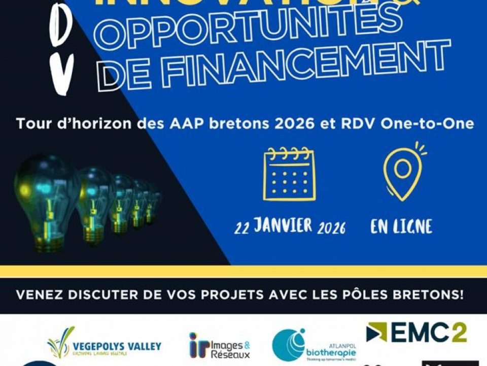 Une journée pour découvrir des financements de l'innovation en Bretagne
