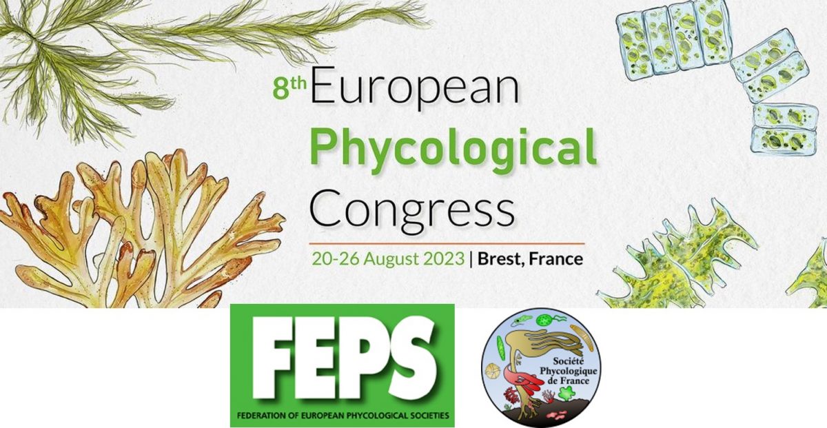 8ème congrès européen de phycologie en aout 2023 à Brest 