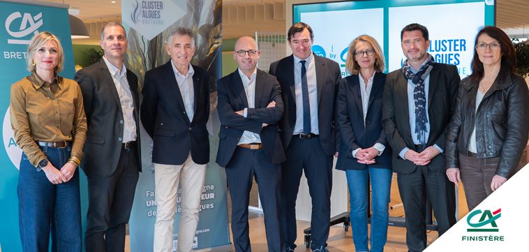 Le Crédit Agricole Bretagne adhère au Cluster Algues