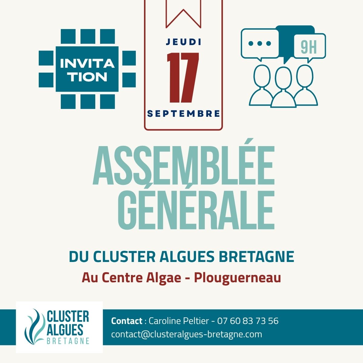 Assemblée générale du Cluster Algues Bretagne