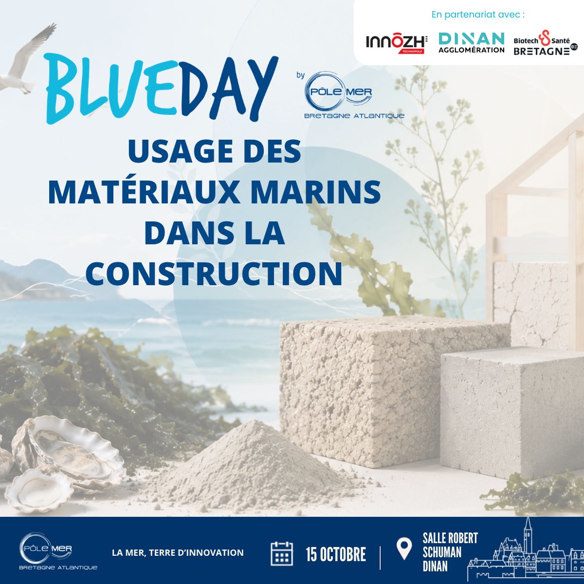 Blue Day : Usage des matériaux marins dans la construction 